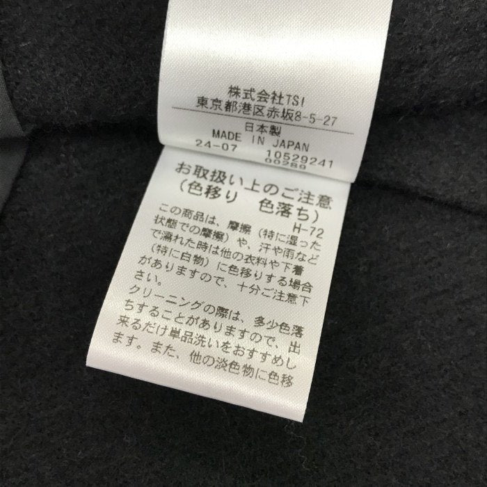 MARGARET HOWELL マーガレットハウエル ベスト レディース ウール ダブルジッパー ブラック 1サイズ 578-4225004 中古 T1