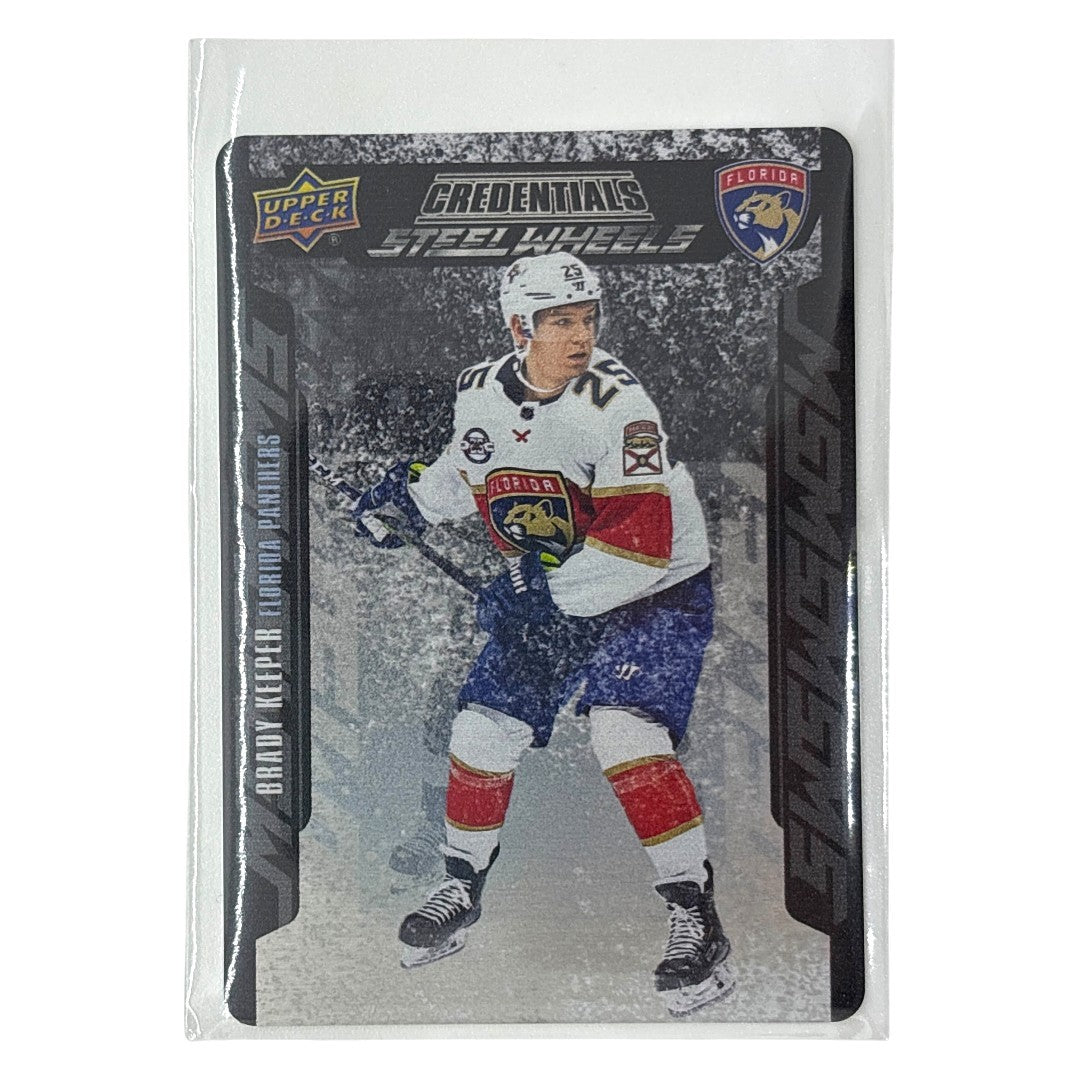 UPPER DECK NHLカード CREDENTIALS STEEL WHEELS BRADY KEEPER FLORIDA PANTHERS #SW-13 中古 IT1