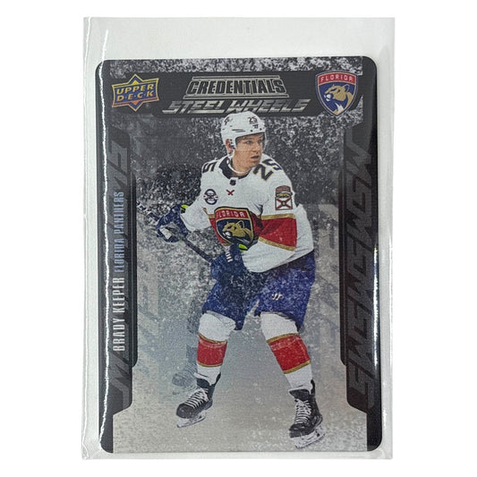 UPPER DECK NHLカード CREDENTIALS STEEL WHEELS BRADY KEEPER FLORIDA PANTHERS #SW-13 中古 IT1