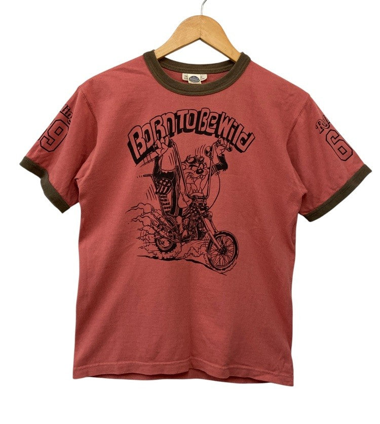 TOYS McCOY トイズマッコイ タスマニアンデビル Born To Be Wild リンガーTシャツ サイズS メンズ 中古 D4