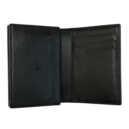 dunhill ダンヒル サイドカー 名刺入れ/カードケース メンズ レザー ロゴプレート ビジネス ブラック QD4700A 中古 T1