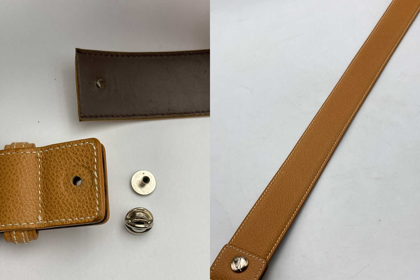 Salvatore Ferragamo サルヴァトーレフェラガモ スクエア バックルベルト 中古 D4