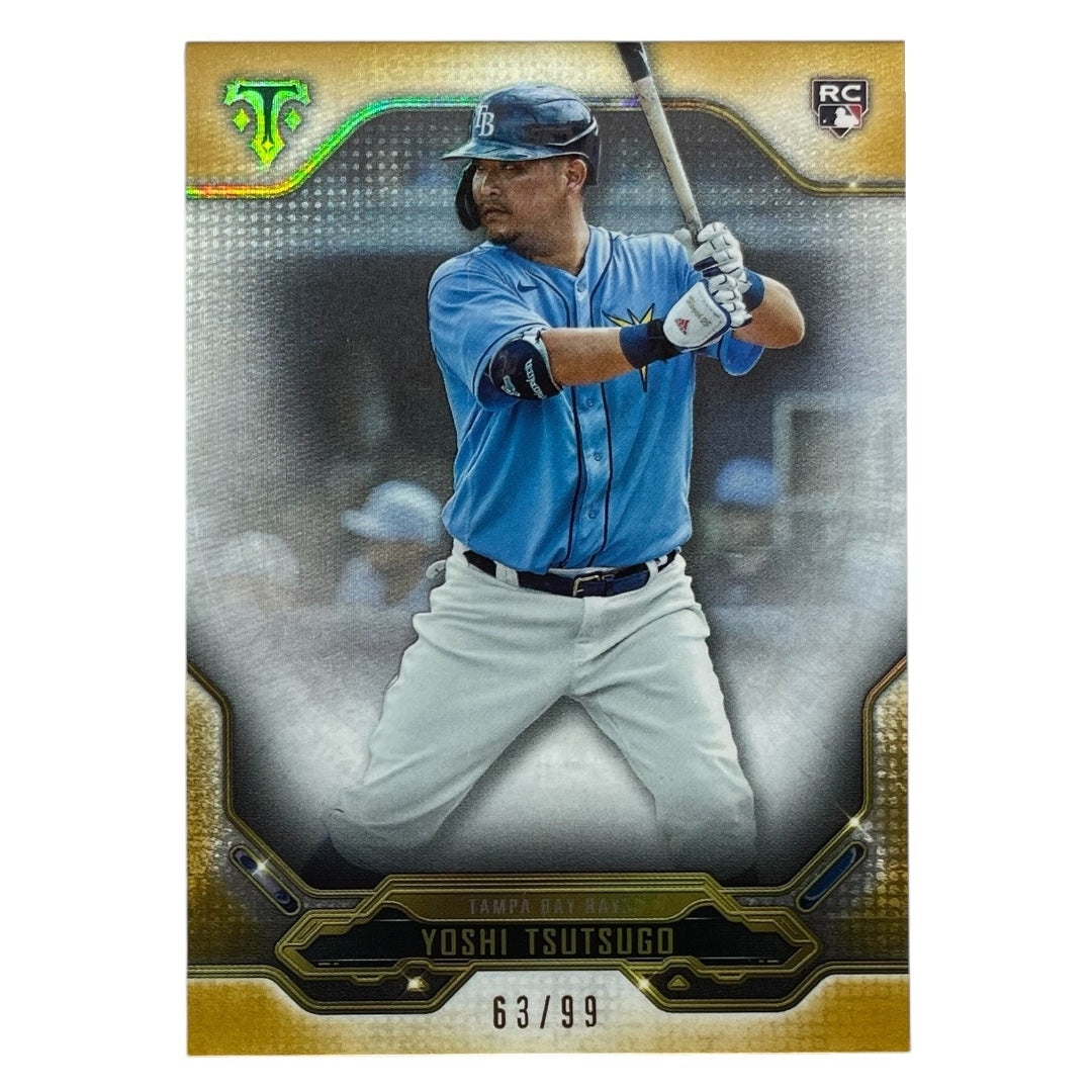 TOPPS MLBカード TRIPLE THREADS YOSHI TSUTSUGO TAMPA BAY RAYS /99 #6 中古 IT2