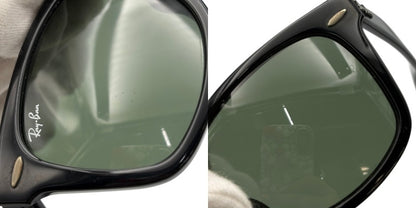Ray-Ban レイバン WAYFARER サングラス RB2140-F ブラック ブランド レディース メンズ ウェイファーラー カラーレンズ 中古 W４