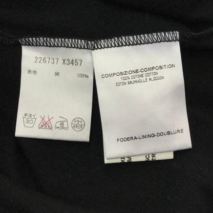 GUCCI グッチ Tシャツ レディース 春夏 半袖 カットソー 刺繍 ポケット ブラック XSサイズ 226737 X3457 中古 T1