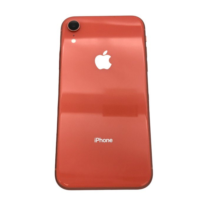 Apple iPhone XR 128GB スマートフォン 4G SIMフリー ワイヤレス充電 コーラル MT0T2J/A 中古 T1