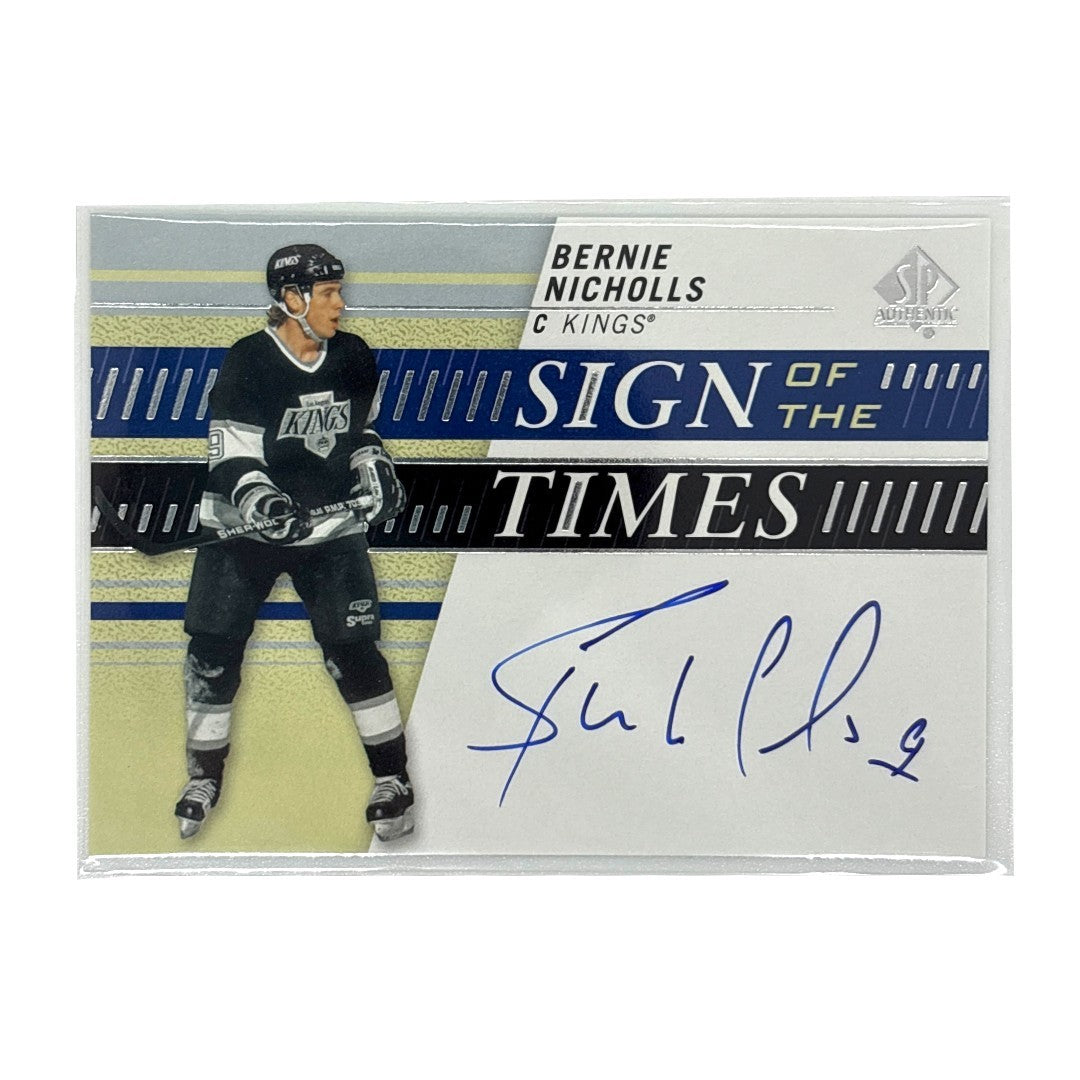 UPPER DECK NHLカード SP AUTHENTIC BERNIE NICHOLLS KINGS #SOTT-BN 中古 IT1