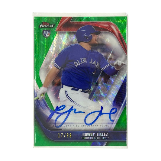 TOPPS MLBカード FINEST ROWDY TELLEZ TORONTO BLUE JAYS 17/99 #FFA-RT 中古 IT1