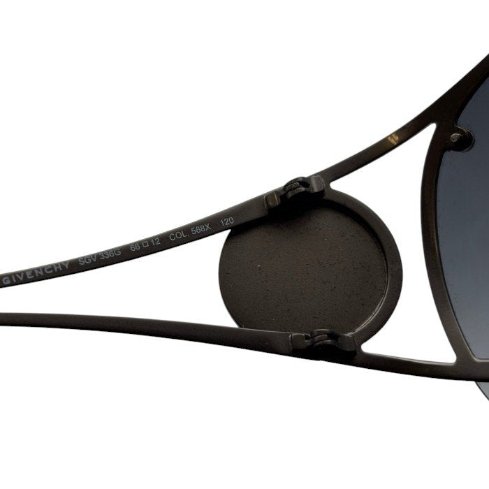 GIVENCHY ジバンシィ サングラス SGV 336G ジバンシー メンズ レディース 廃盤 希少 オーバル 中古 W1