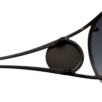 GIVENCHY ジバンシィ サングラス SGV 336G ジバンシー メンズ レディース 廃盤 希少 オーバル 中古 W1