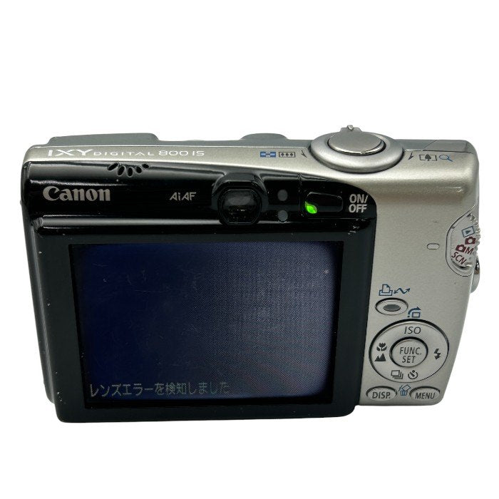 ジャンク品 CANON キヤノン IXY DIGITAL 800 IS デジタルカメラ PC1176 イクシー カメラ シルバー デジカメ 中古 W４