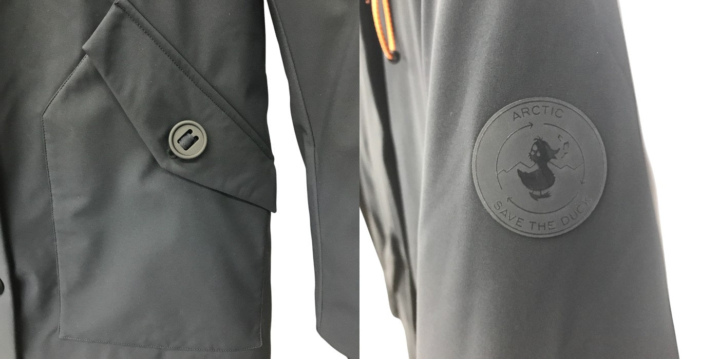 SAVE THE DUCK セーブ・ザ・ダック 中綿ジャケット ブラック/P40413W 2/M アウター レディース ミドル丈 冬 中古 W1