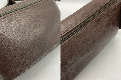 LONGCHAMP ロンシャン レザー ウエストポーチ 中古 D4