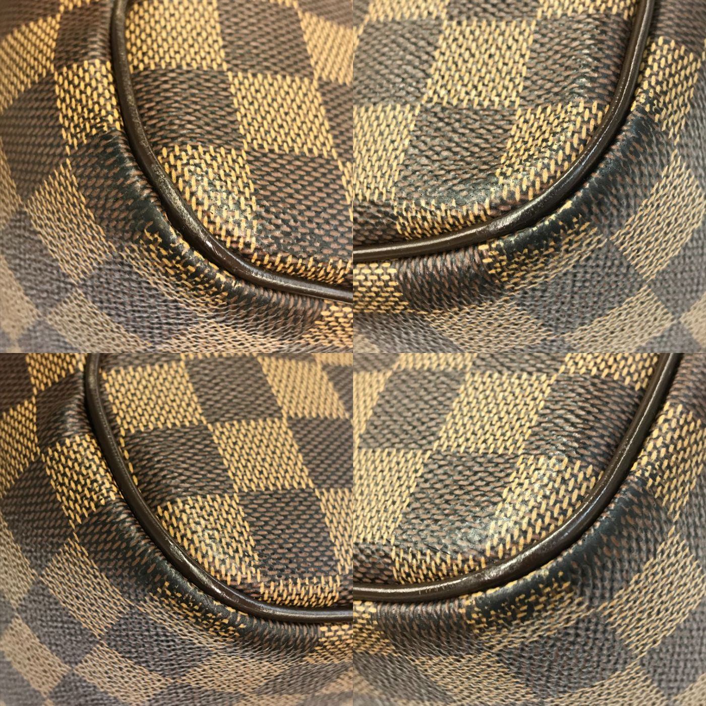 LOUIS VUITTON ルイヴィトン ダミエ オラフMM ショルダーバッグ ユニセックス PVC レザー 斜め掛け ブラウン N41441 中古 T1