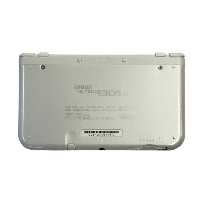 NINTENDO Newニンテンドー3DS LL 本体 パールホワイト 大画面 ゲームハード RED-S-JPN-C0 中古 T1