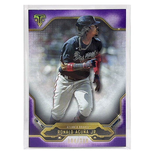 TOPPS MLBカード TRIPLE THREADS RONALD ACUNA JR. ATLANTA BRAVES /299 #7 中古 IT1