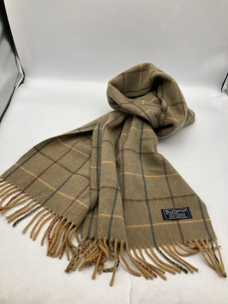 Burberrys バーバリーズ カシミヤ100％ マフラー イングランド製 中古 D4