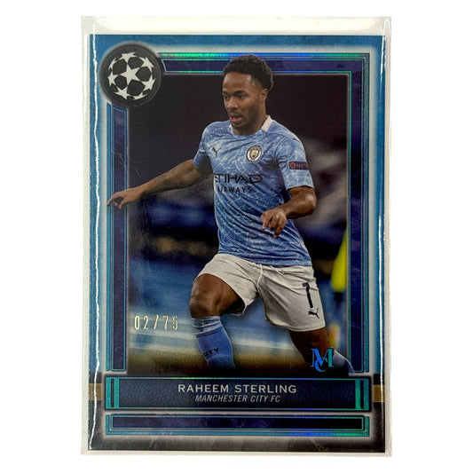 TOPPS サッカーカード MUSEUM COLLECTION RAHEEM STERLING MANCHESTER CITY 02/75 #7 中古 IT1