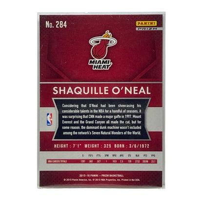 PANINI NBAカード PRIZM SHAQUILLE O'NEAL HEAT #284 中古 IT2