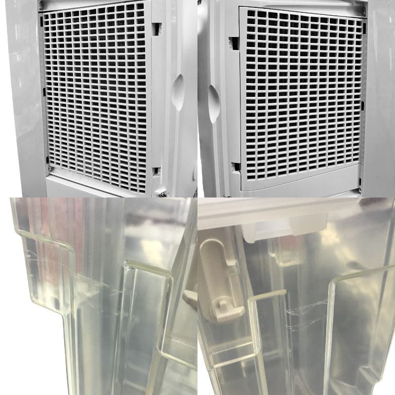 SHARP シャープ 冷風 衣類乾燥 除湿機 アイスホワイト プラズマクラスター搭載 コンパクトクール 1台4役タイプ CM-J100-W 中古 T1