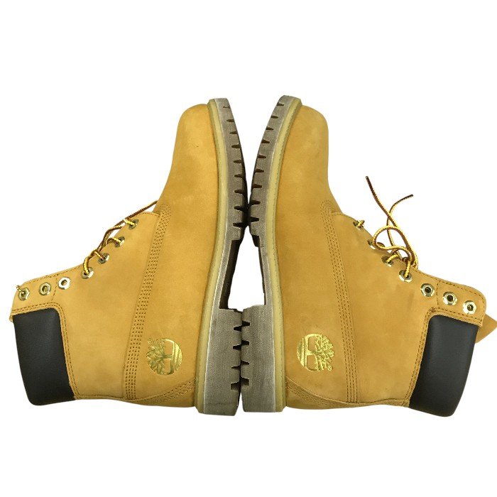 Timberland ティンバーランド 6インチ プレミアムブーツ メンズ レースアップ キャメル 26cm 6153B 中古 N1