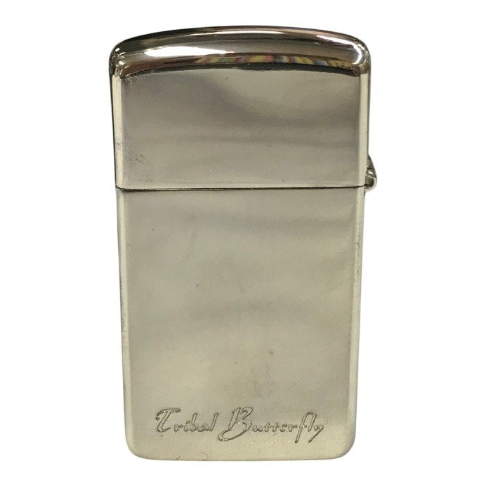 Zippo ジッポー オイルライター スリムタイプ バタフライ 蝶々 Tribal Butterfly USA製 中古 T1