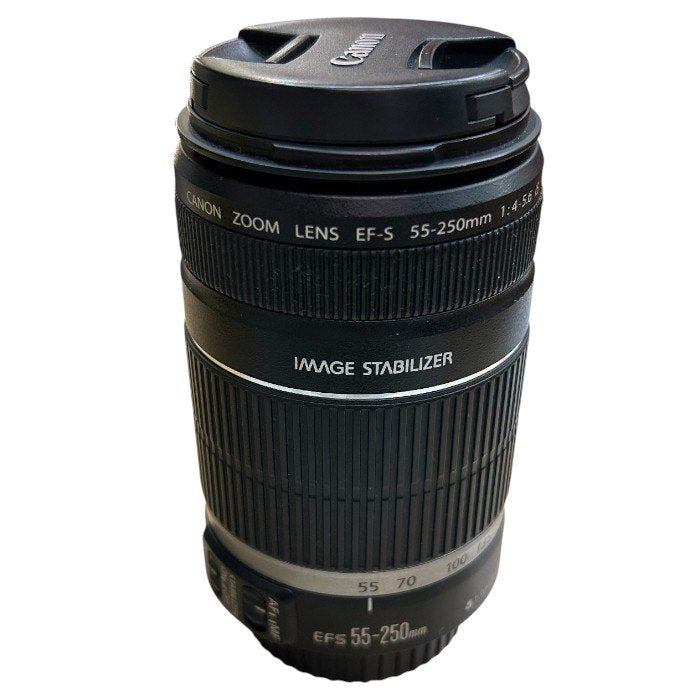 ジャンク品 Canon キヤノン EF-S55-250mm F4-5.6 Is カメラ レンズ 中古 W４