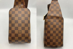 LOUIS VUITTON ルイヴィトン ダミエ ジェロニモス ボディバッグ ウエストバッグ N51994 中古 D4