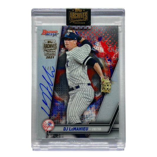未開封品 TOPPS MLBカード BOWMAN'S BEST DJ LEMAHIEU YANKEES #60 中古 IT2