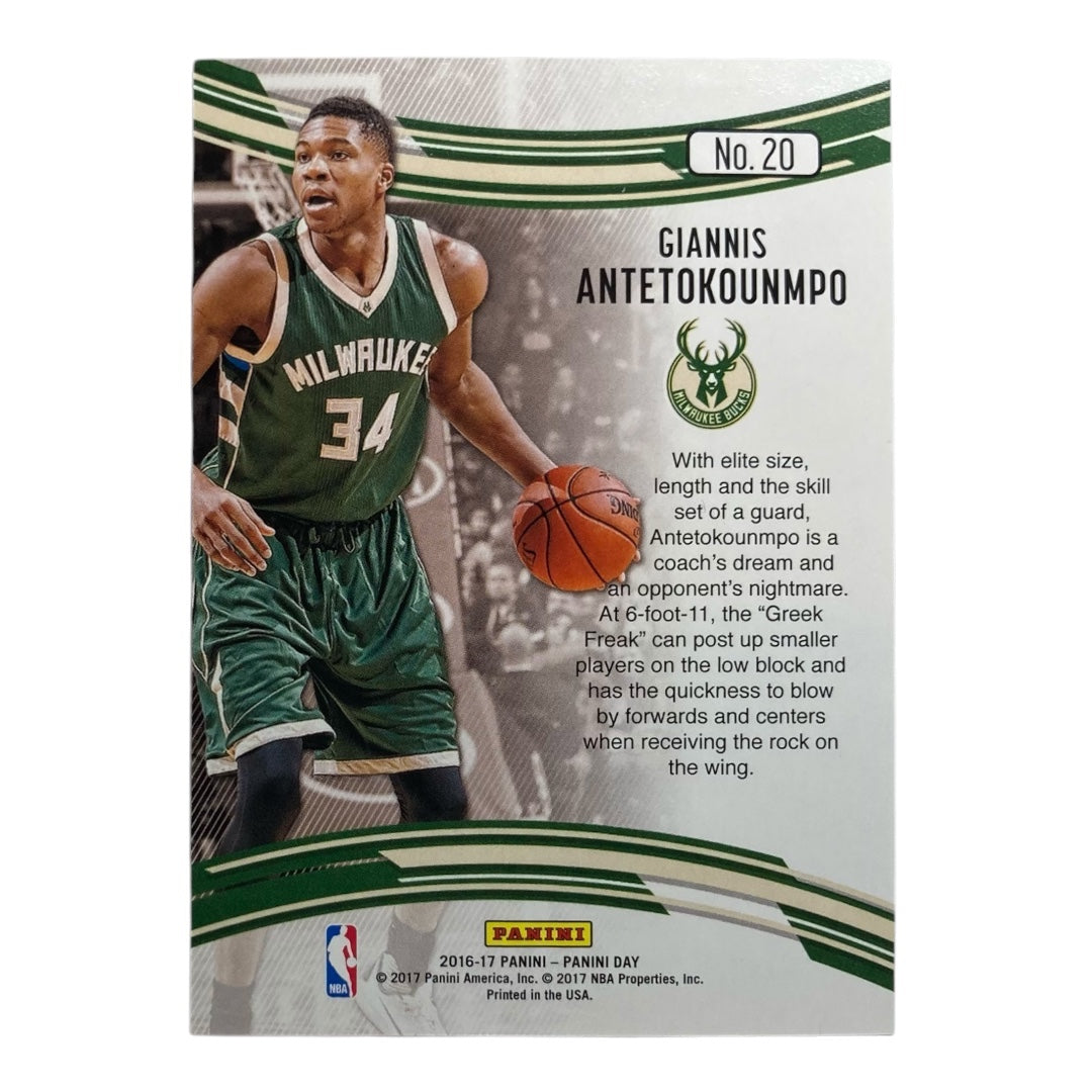 PANINI NBAカード PANINI DAY GIANNIS ANTETOKOUNMPO MILWAUKEE BUCKS #20 中古 IT2