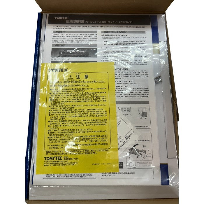 未使用品 TOMIX Nゲージ ベーシックセットSD トワイライトエクスプレス 90172 鉄道模型 入門セット トミックス 電車 レール ホビー おもちゃ 中古 W４