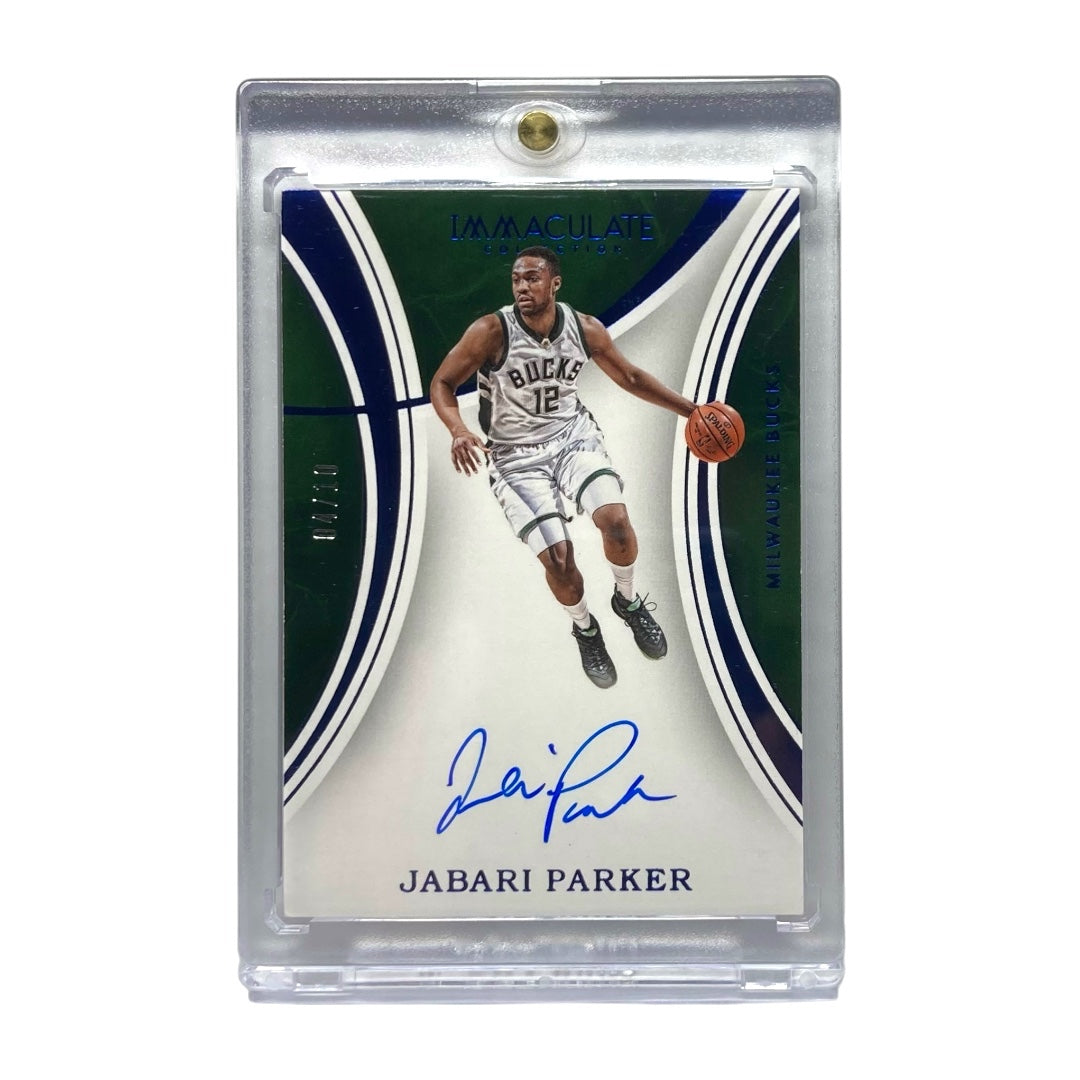 PANINI NBAカード IMMACULATE COLLECTION JABARI PARKER BUCKS 04/10 #S-JP 中古 IT2