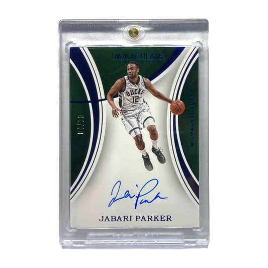 PANINI NBAカード IMMACULATE COLLECTION JABARI PARKER BUCKS 04/10 #S-JP 中古 IT2