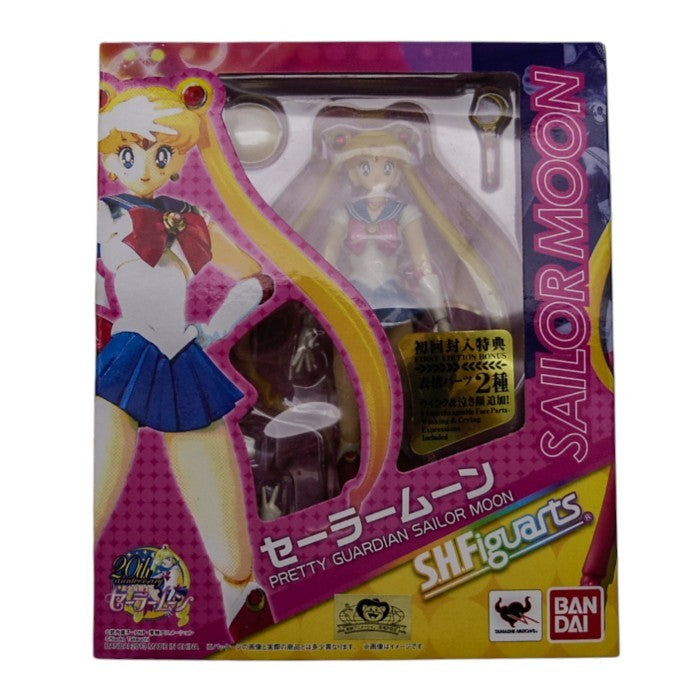 未開封品 BANDAI S.H.Figuarts 美少女戦士セーラームーン セーラームーン 初回封入特典表情パーツ２種付き 中古 a1