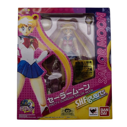未開封品 BANDAI S.H.Figuarts 美少女戦士セーラームーン セーラームーン 初回封入特典表情パーツ２種付き 中古 a1