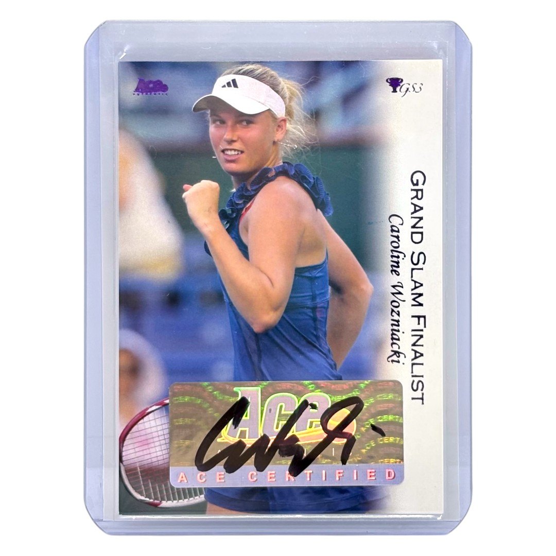 Ace テニスカード GRAND SLAM FINALIST CAROLINE WOZNIACKI #67 中古 IT1