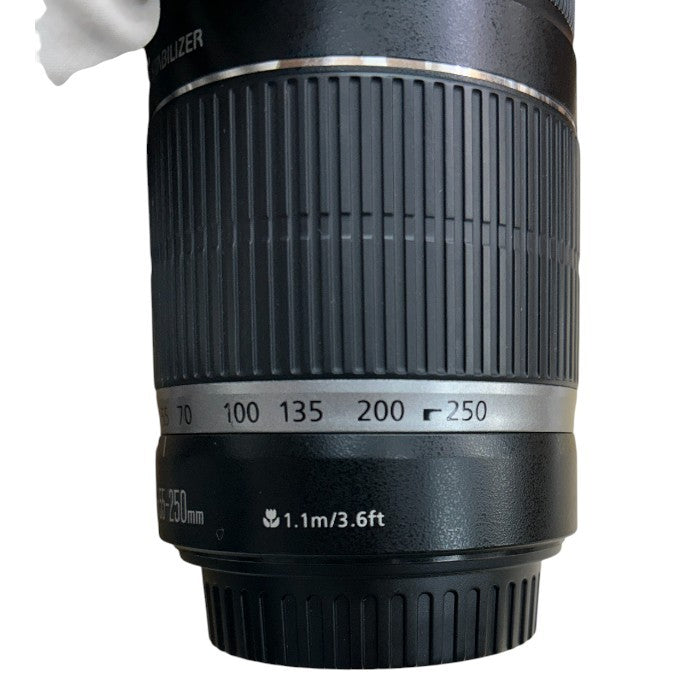 ジャンク品 Canon キヤノン EF-S55-250mm F4-5.6 Is カメラ レンズ 中古 W４