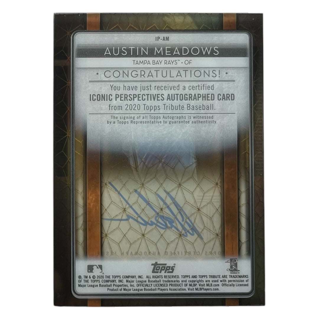 TOPPS MLBカード TRIBUTE AUSTIN MEADOWS TAMPA BAY RAYS /99 #IP-AM 中古 IT2