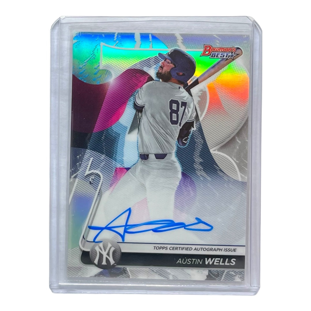 TOPPS MLBカード BOWMAN'S BEST AUSTIN WELLS NEW YORK YANKEES #B20-AW 中古 IT2