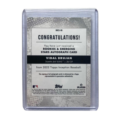 TOPPS MLBカード INCEPTION VIDAL BRUJAN RAYS 016/299 #BRES-VB 中古 IT2
