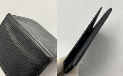 LOUIS VUITTON ルイヴィトン エピ アンヴェロップ カルト ドゥ ヴィジット カードケース 名刺入れ ノワール M56582 中古 D4