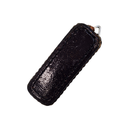 ZIPPO ジッポー オイルライター 革巻き レザー GUARANTEE 保証書 ブラック/シルバー 中古 T1