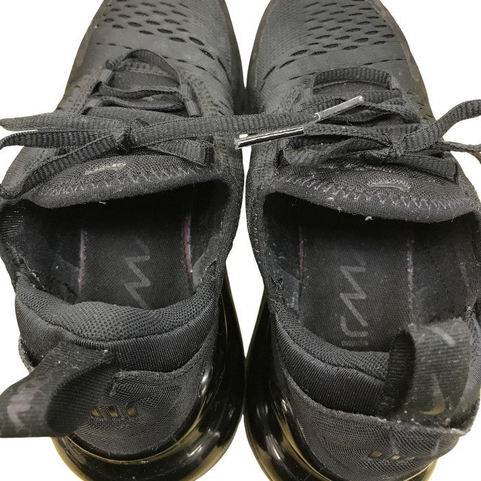NIKE ナイキ AIR MAX 270 レディーススニーカー シンプル 23.5cm ブラック  AH6789-006 中古 N1