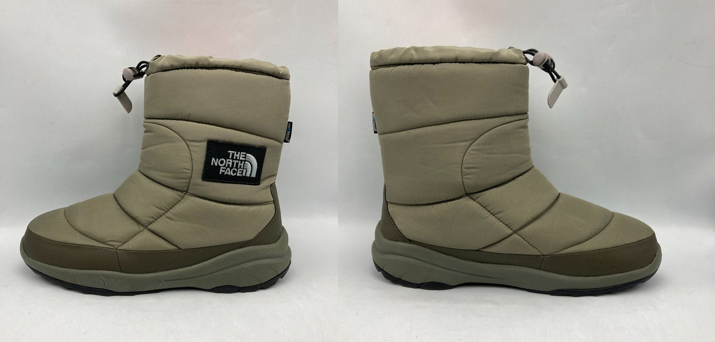 THE NORTH FACE ノースフェイス Nuptse Bootie WP V MIL NF51681 セージグリーン サイズ27cm メンズ 中古 D4