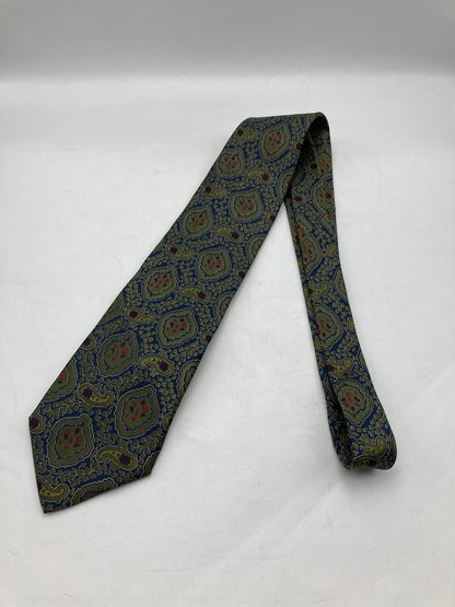 Christian Dior MONSIEUR クリスチャンディオール ムッシュ ペイズリー柄 ネクタイ シルク100％ 中古 D4
