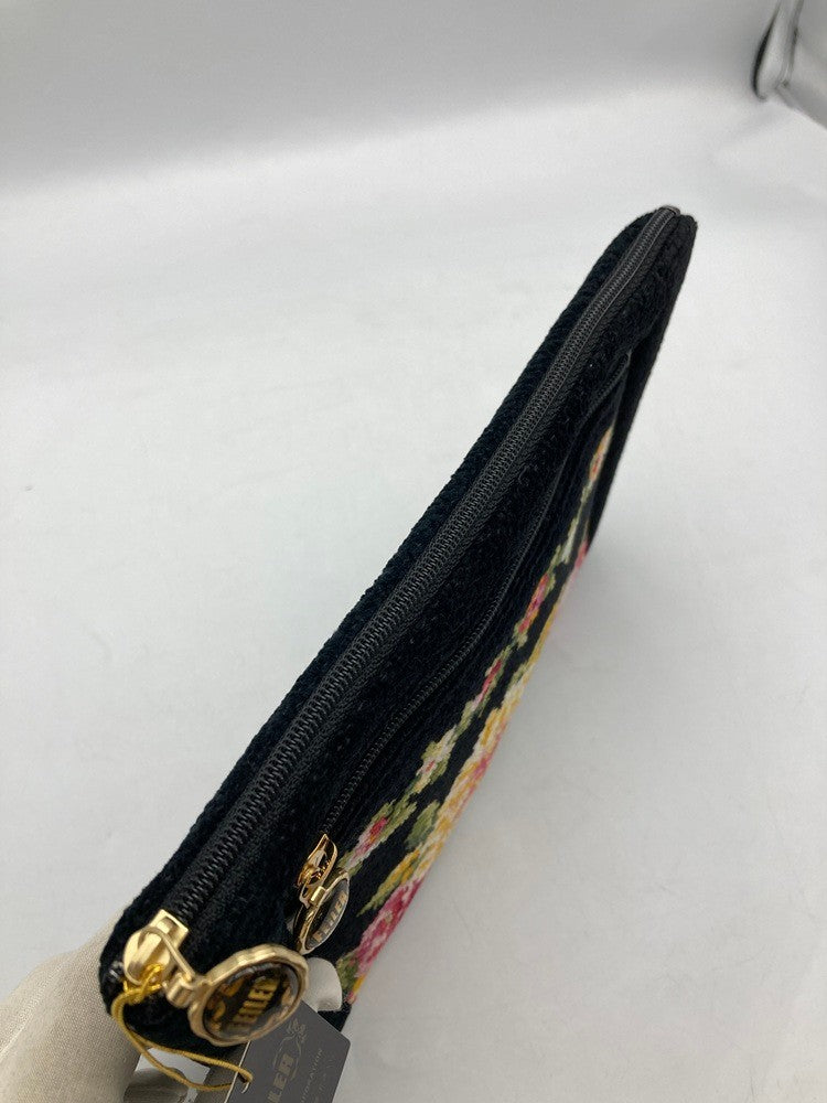 FEILER フェイラー シュニール織 花柄 ポーチ 中古 D4