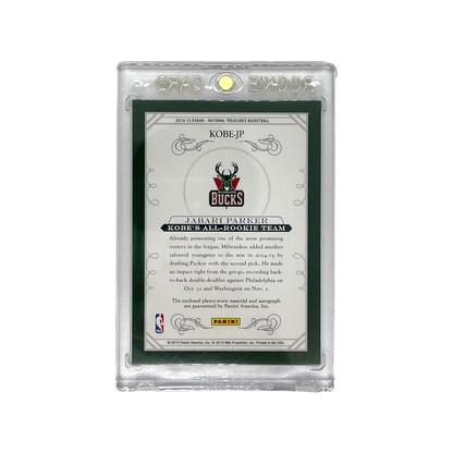 PANINI NBAカード NATIONAL TREASURES KOBE'S ALL-ROOKIE TEAM JABARI PARKER 13/25 #KOBE-JP 中古 IT1