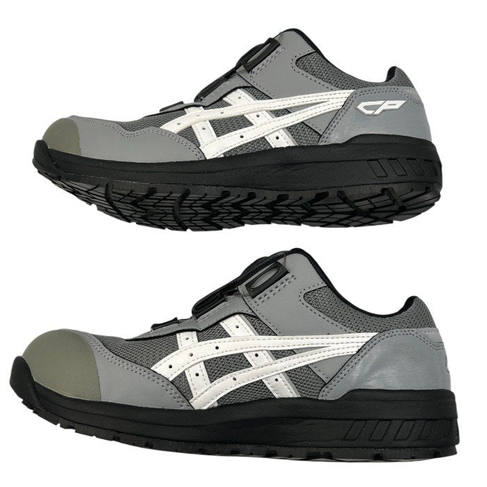 アシックス ワーキング 安全靴 作業靴 ウィンジョブ CP209 BOA JSAA A種先芯 耐滑ソール シートロック/ホワイト 24.5 cm 3E ASICS 靴 シューズ レディース メンズ 中古 W1