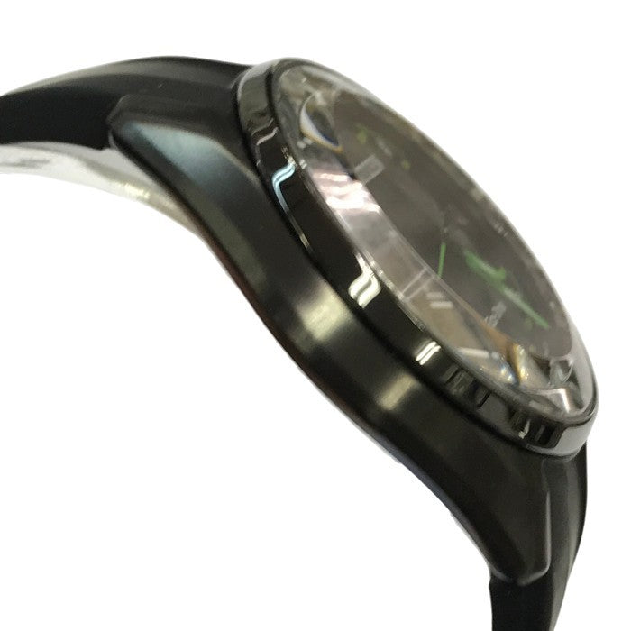 CITIZEN シチズン エコドライブ 腕時計 ユニセックス アナログ ソーラー Eco-Drive チタン Bluetooth ブラック/グレー W410MV-02 C 中古 T1