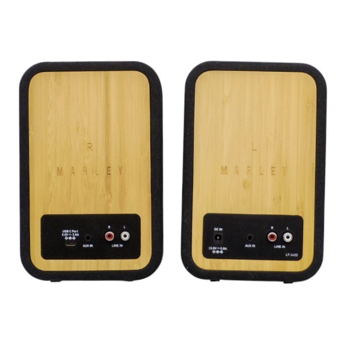 HouseofMarley GET TOGETHER ブックシェルフ型 Bluetoothスピーカー DUO EM-JA019 中古 a1